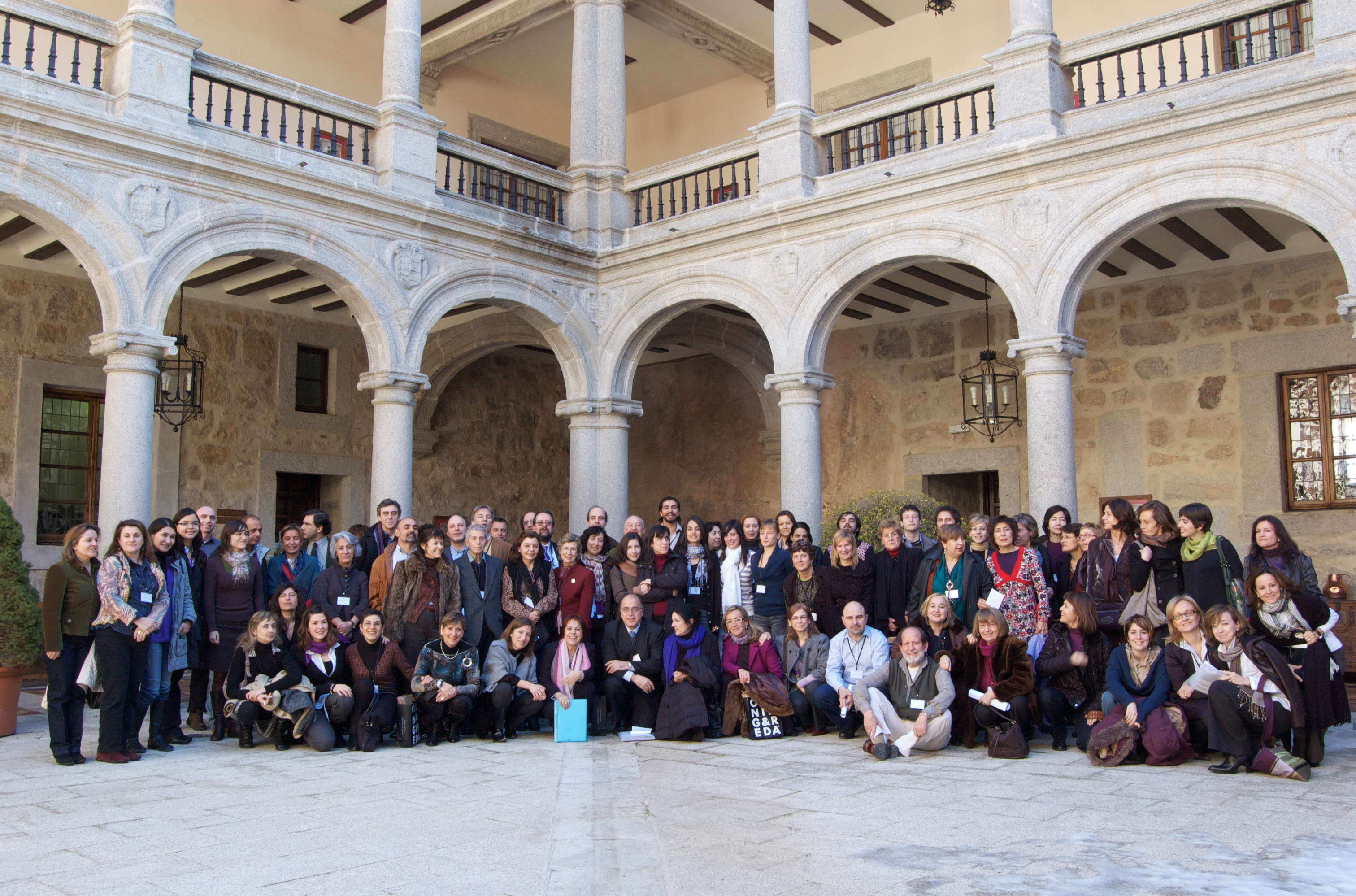 Jornadas de IPR, Magalia, Las Navas del Marqués, Ávila, 2009, con Joan Coderch y Hazel Ipp